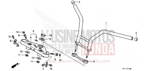 ROHRGRIFF/OBERE BRUECKE VT600CN de 1992